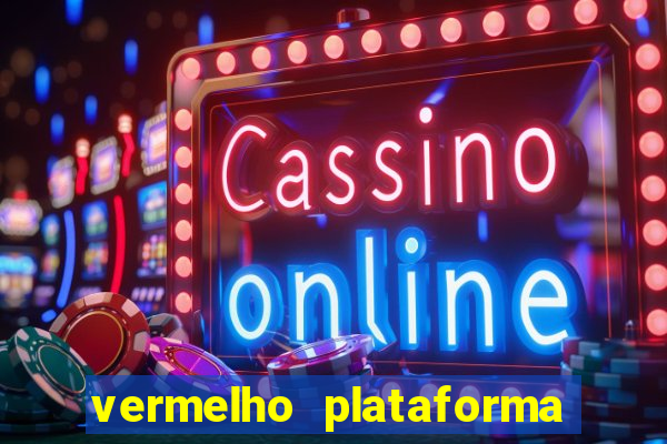 vermelho plataforma de jogos